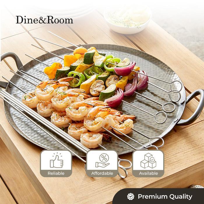 New Barbeque Skewer 45 Cm / Tusuk Sate Stainless Steel 45Cm