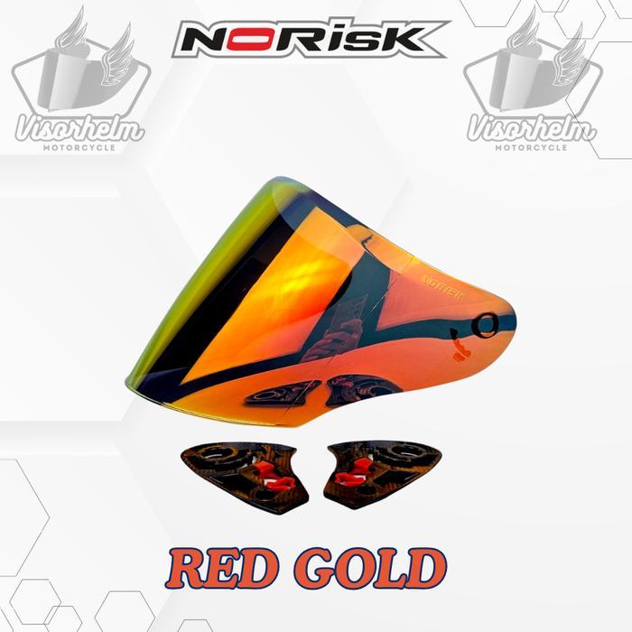 Visor / Kaca Helm Mla Cosmo Hkm Cosmo Iridium Original Norisk Free Rachet Motorcycle Ready