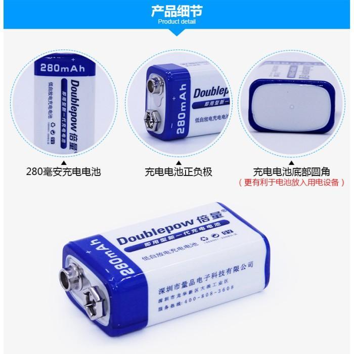 NEWW charger baterai 9v rechargeable baterai kotak 9v recharger cas baterai