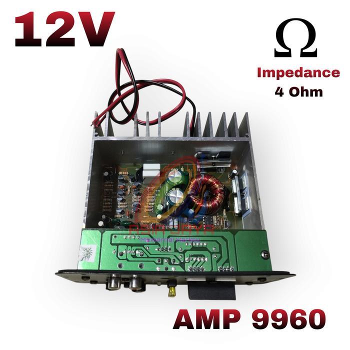Kit Amplifier Mobil 12V AMP 9960 Car