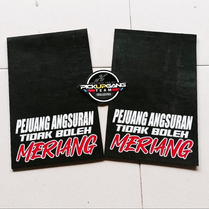 Karpet Kepet Penahan Lumpur Variasi Karet Confeyer Mobil Pick-Up Granmax L300 Tss Newcary Dll