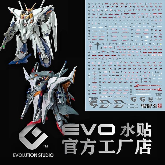 BRG BARU HG XI GUNDAM + PENELOPE GUNDAM WATER DECAL EVO SIMP DECAL