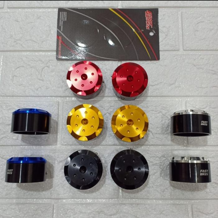Fastbikes Cover Tutup As Shock Upside Down Full Cnc Xabre R15 V3 Vixion New