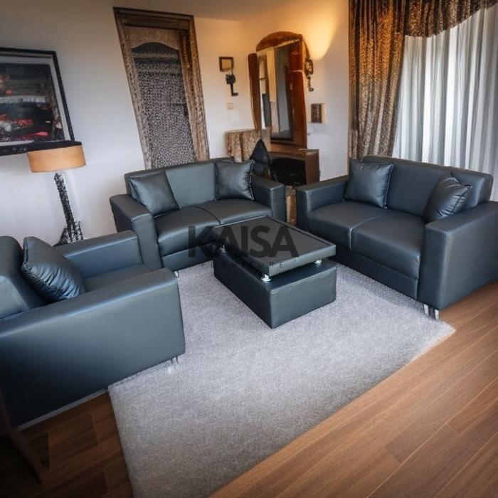 sofa minimalis murah surabaya 221 seat + meja - kaisa Furniture