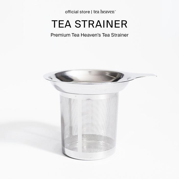 Tea Heaven Tea Strainer Glass Infuser Saringan Teh Stainless