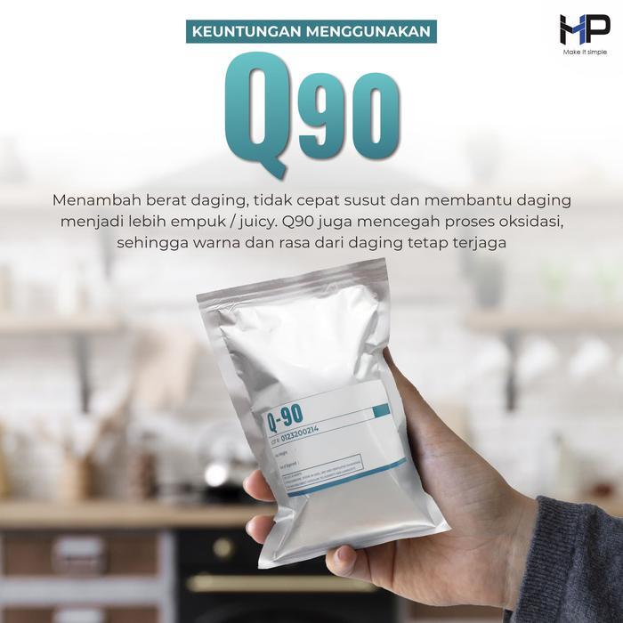 Pengempuk daging Q90 - Pencegah daging susut Penggemuk Seafood Membuat daging dan ayam lebih juicy