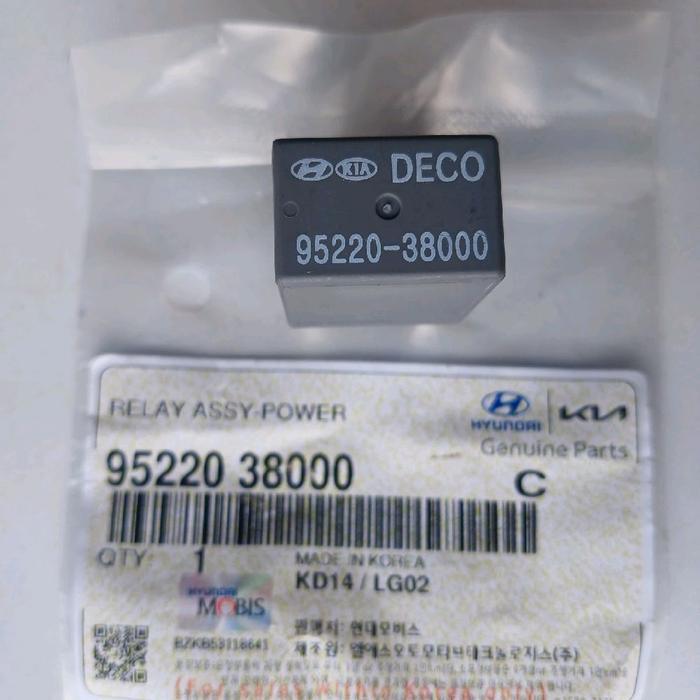 Relay Power Kaki 4 Hyundai Trajet 95220 38000 Asli Asli Partt