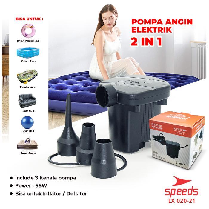 SPEEDS Pompa Angin Tangan Pompa Angin Otomatis Pompa Pelampung Anak Kasur Angin Pompa Udara Otomatis