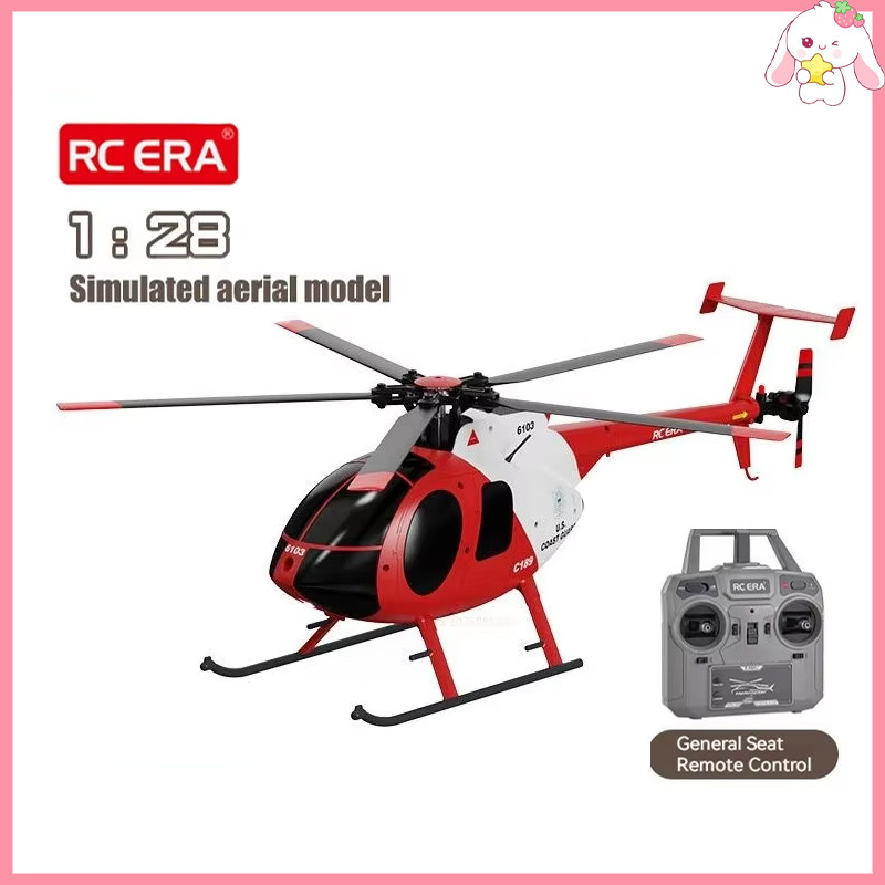 RC ERA 1/28 C189 Dual Brushless Six Axis Gyroscope Rc Simulation Bird Helicopter Model Remote