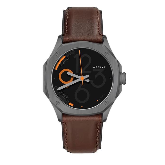 Smartwatch Parlent Gallant Active With Dual Material Strap (Leather On Surface And Rubber On Base)