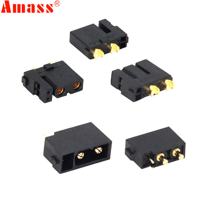 PROMO 10Pairs Amass XT30(2+2) Female XT30PB(2+2) Male Gold Plated Plug with Signal Pin XT30U Aapter 