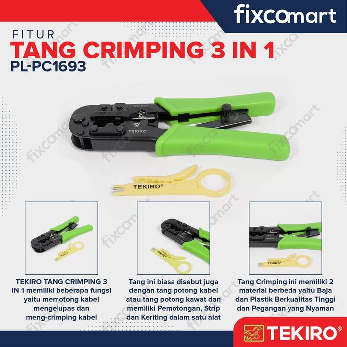Tekiro Tang Crimping 3 In 1 / Tang Rj45
