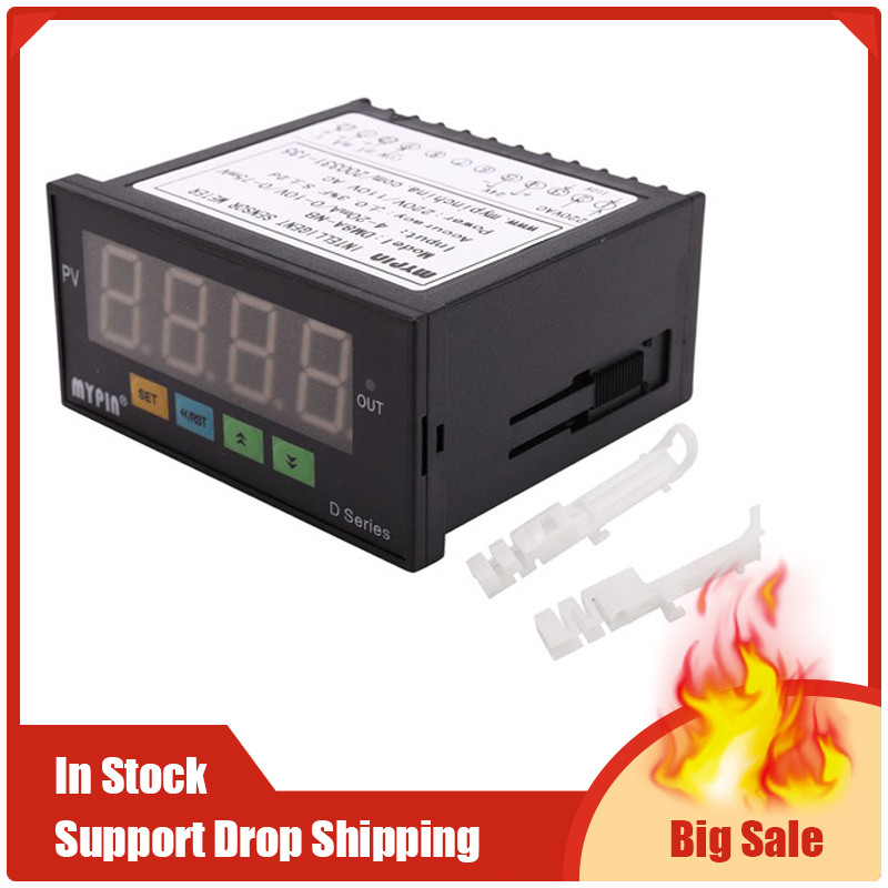 BESTPRICE mypin Digital Sensor Meter Multi-Functional Intelligent Led Display 0-75Mv/4-20Ma/0-10V In