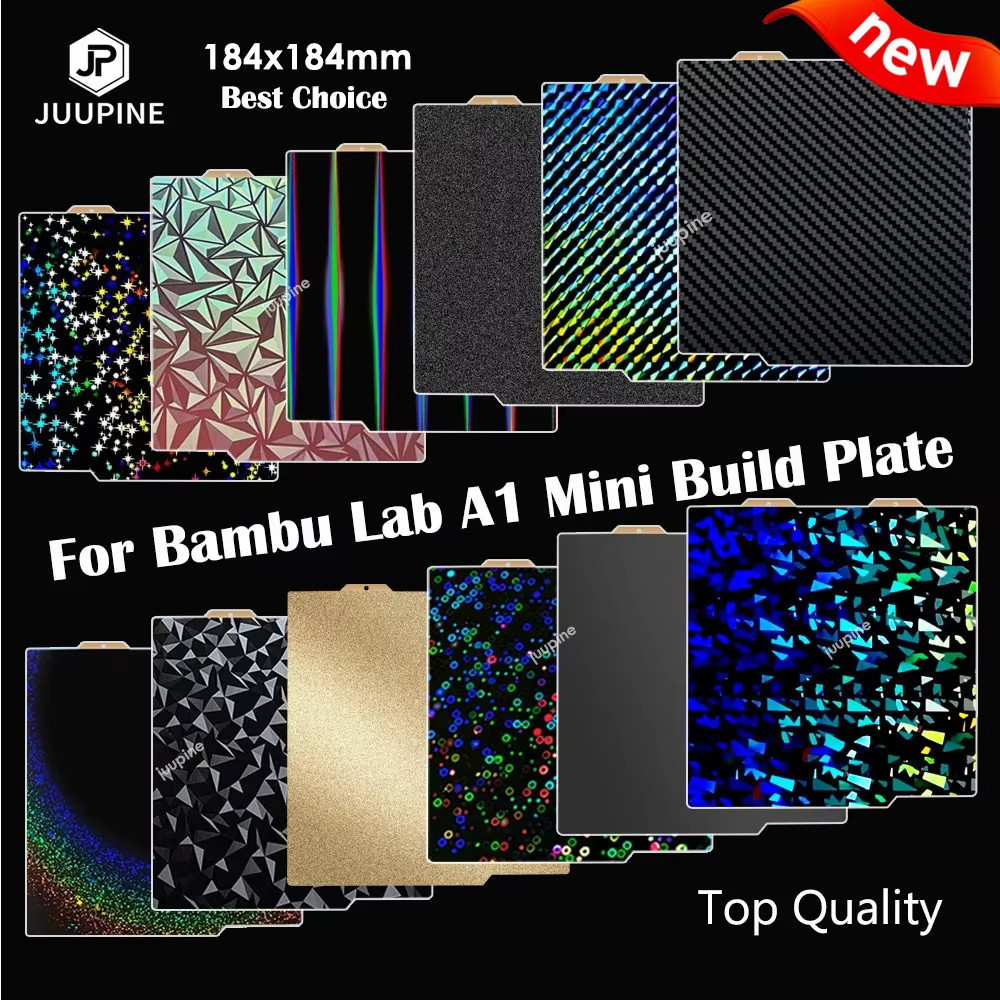 For Bambu Lab A1 Mini Build Plate Double Sided H1H PEY PEO PET PEI Bed Spring Steel Sheet Pei Sheet