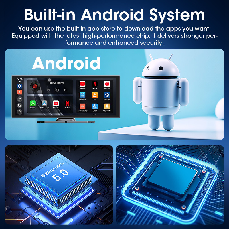Universal 11.26 inch Android Car Radio Multimedia Video Player Bluetooth Wireless Carplay Android