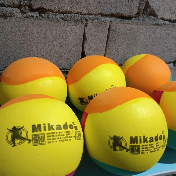 DISKON Bola Voli Mikado Bola Voli Spon Plastik Murah Berkuwalitas 6 Pcs READY STOCK