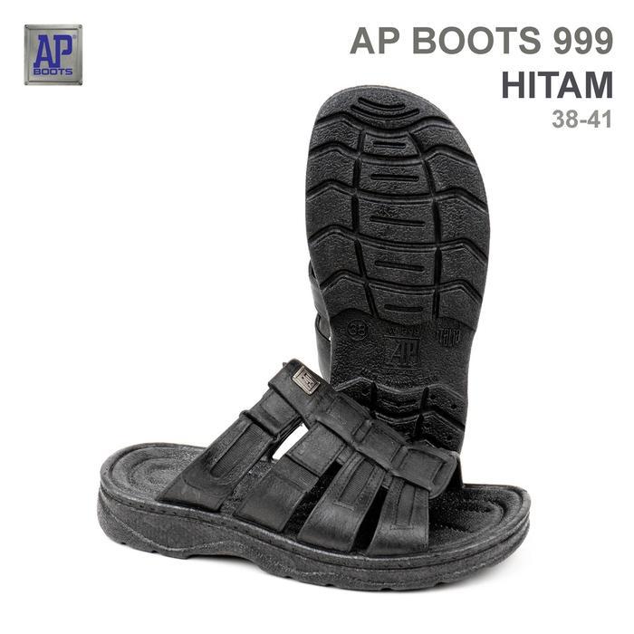AP BOOTS 999 HITAM - SANDAL SELOP SENDAL