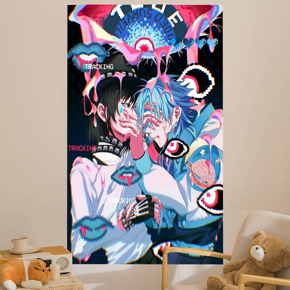 D-DRAMAtical Murder Hippie Wall Hanging Tapestries Bohemian Wall Tapestries Mandala INS Home Decor