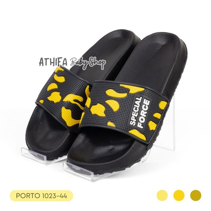 Sandal Selop Karet Anak Laki 5 6 7 8 9 10 Tahun Slip On Slop / Selobong Anak Cowok / Lelaki Terbaru