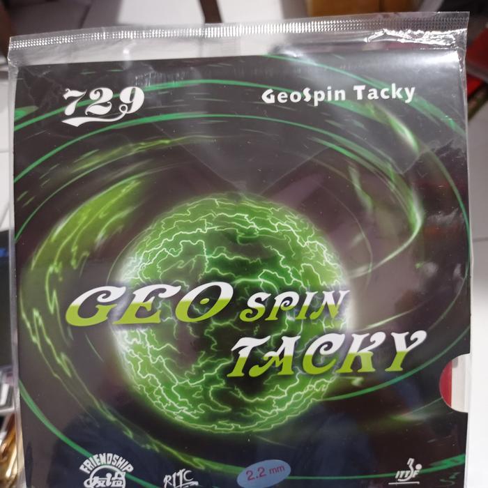 KARET TENIS MEJA 729 GEO SPIN TACKY ORIGINAL