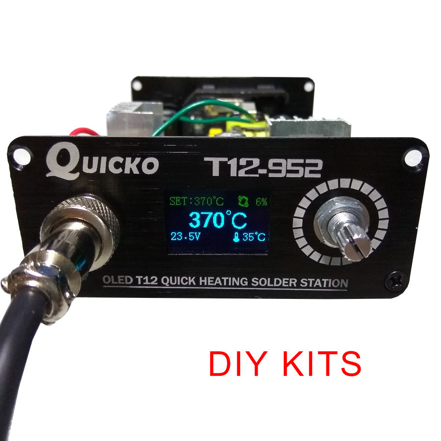 T12 STC-OLED soldering Station iron DIY parts kits T12-952 Digital Temperature Controller Soldering 