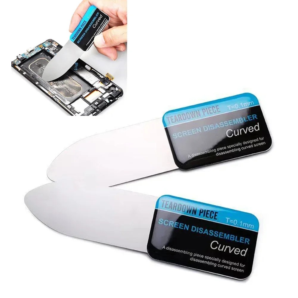 1Pc Mobile Phone Curved Lcd Screen Spudger Opening Pry Card Tools Ultra Thin Flexible Mobile Phone