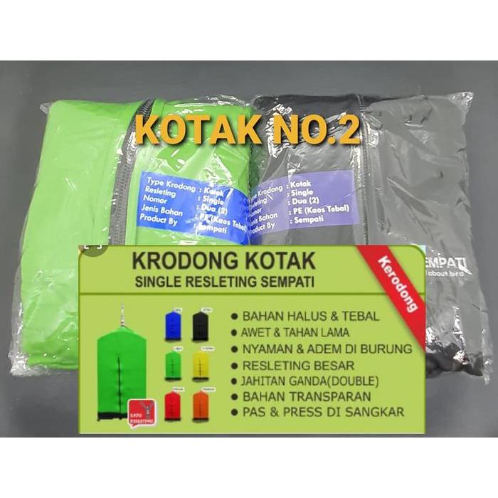 SEMPATI KRODONG SANGKAR KOTAK NO.2 KRODONG KANDANG KOTAK NO.2 Gratis Ongkir