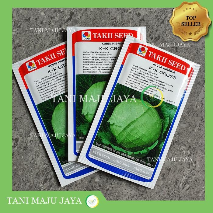 Benih Kubis Hibrida KK Cross 20 ml Takii Seed Bibit Unggul Tahan Penyakit Hidroponik Kualitas Impor