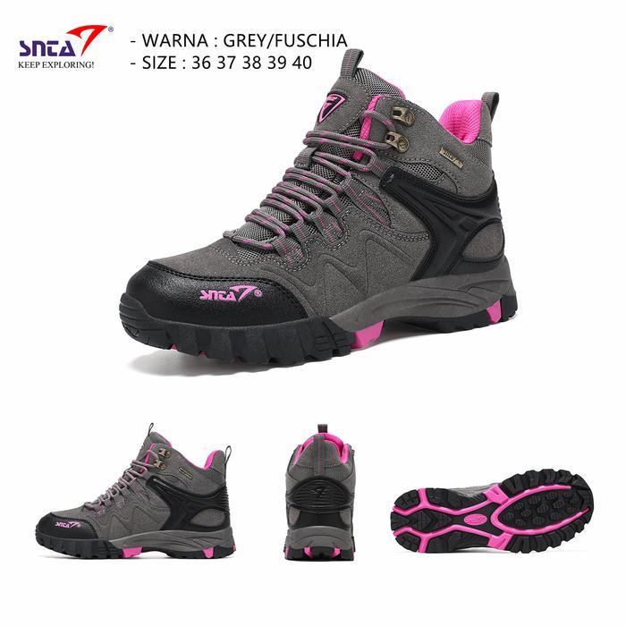Sepatu Ung Wanita Snta 615 Boots Hiking Trekking Outdoor Waterproof