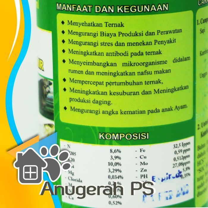 Soc Hcs Suplemen Organik Cair Untuk Hewan Ternak Dan Ikan