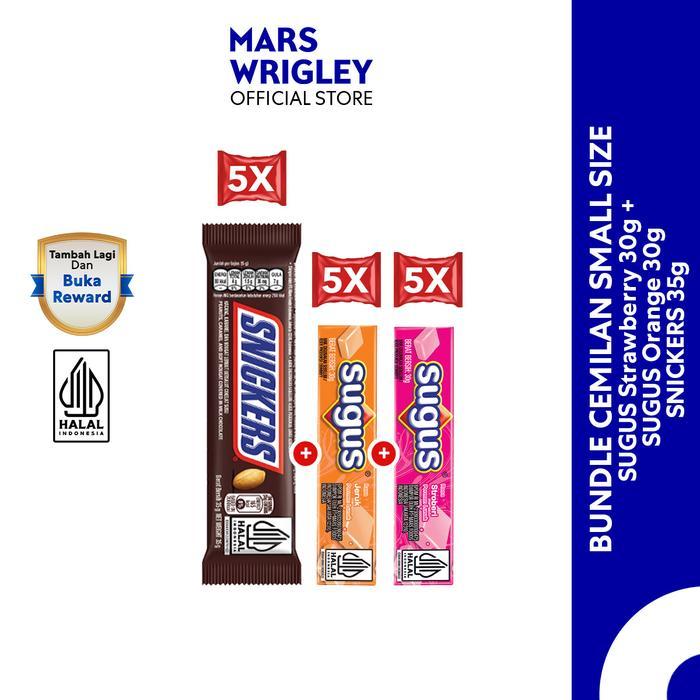 Sugus & Snickers - Bundle Cemilan Small Size