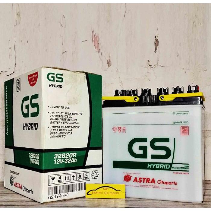 Aki Gs Astra Hybrid Ns40 Accu Aki Gs Hybrid Avanza Xenia Apv Grandmax