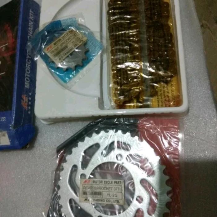 Rantai Gear Gir Set Depan Belakang Yamaha L2G L2S Eltuji V75 V80