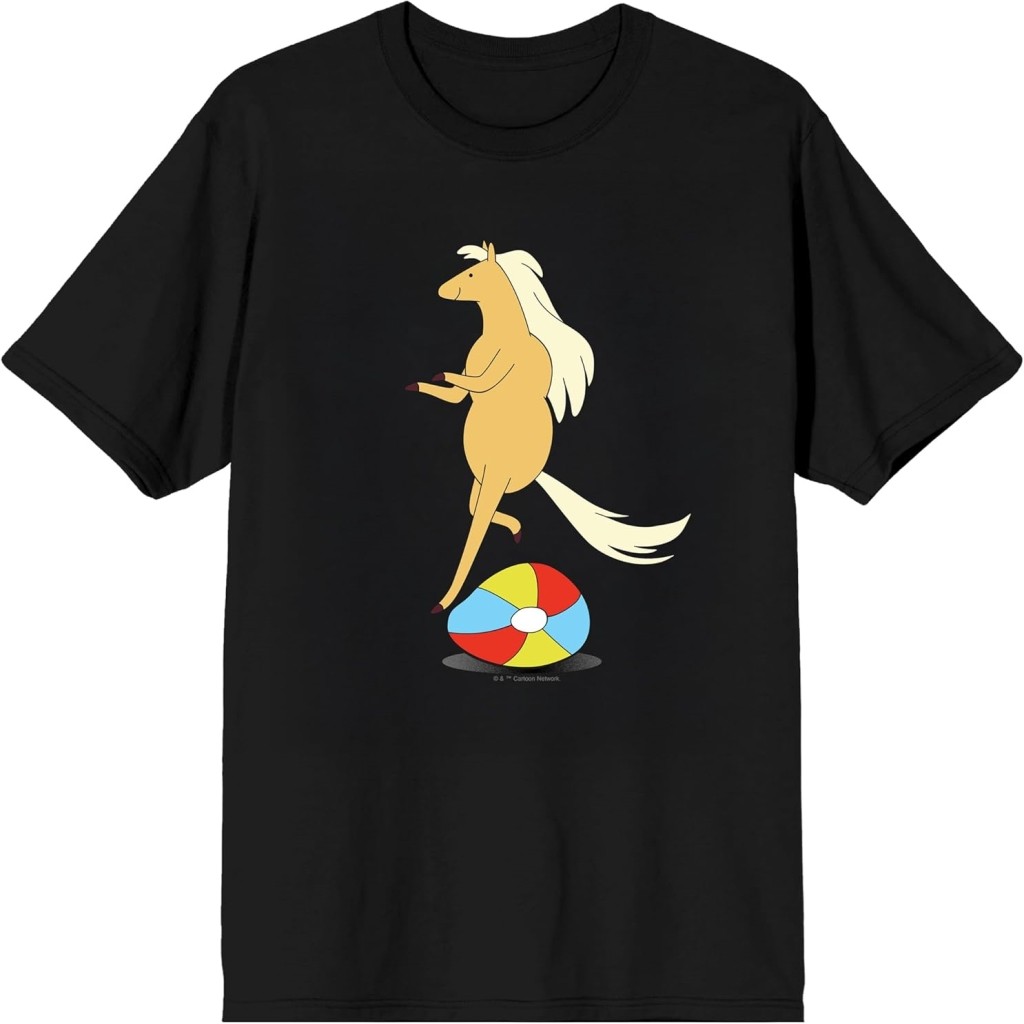 Adventure Time James Baxter on Black Adult T-Shirt