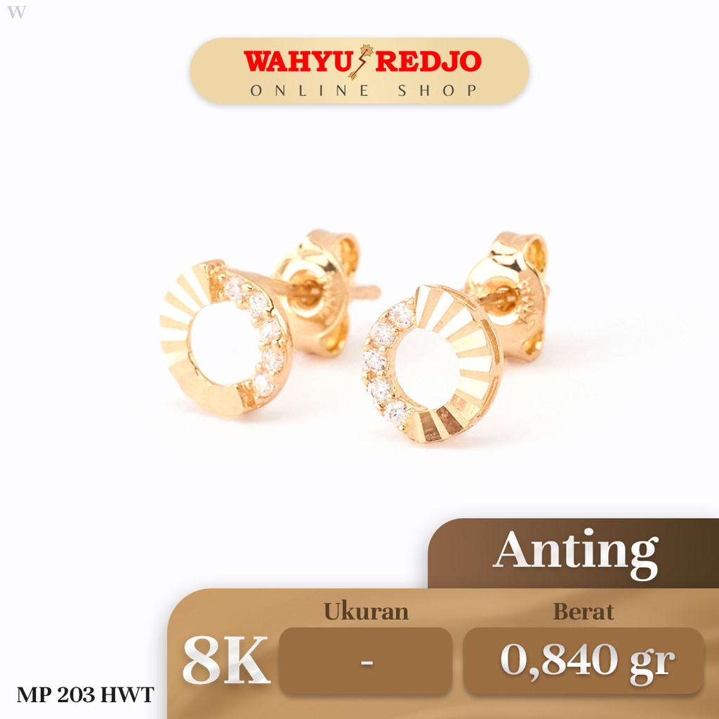 Anting Emas HW Kadar 8K Wahyu Redjo AN-8K 30588317PMR