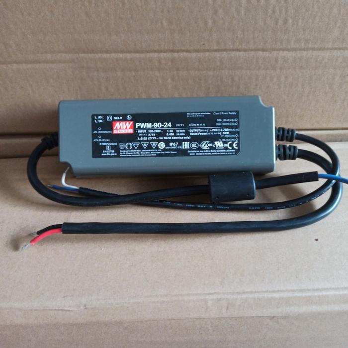 Powersupply Meanwell Pwm-90-24 Dim / Pwm 90 24 Meanwell