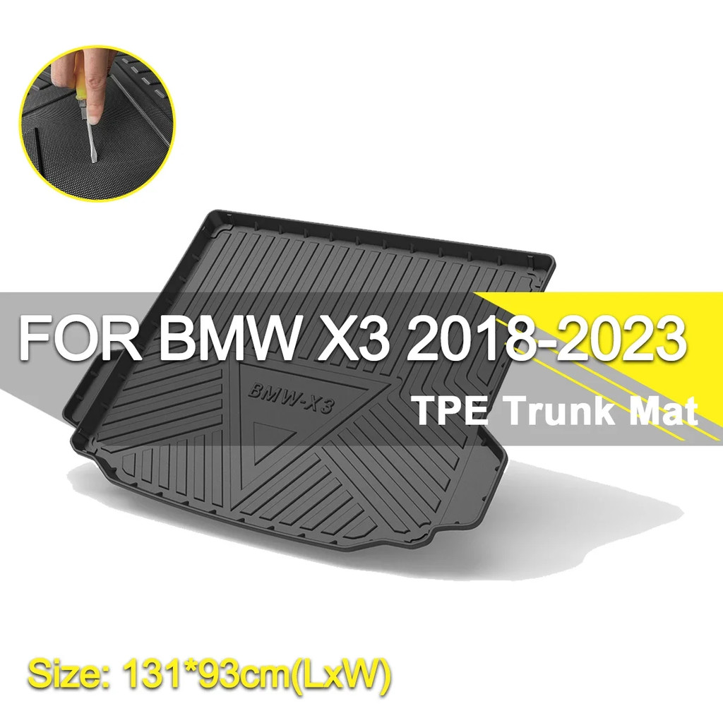 Best Seller Car Rear Trunk Cover Mat Waterproof Non-Slip Rubber TPE Cargo Liner Accessories For BMW 