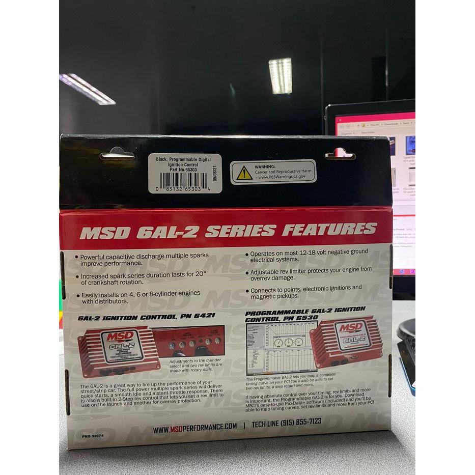 Msd 6Al-2 - Black - Digital Programmable Pn 65303