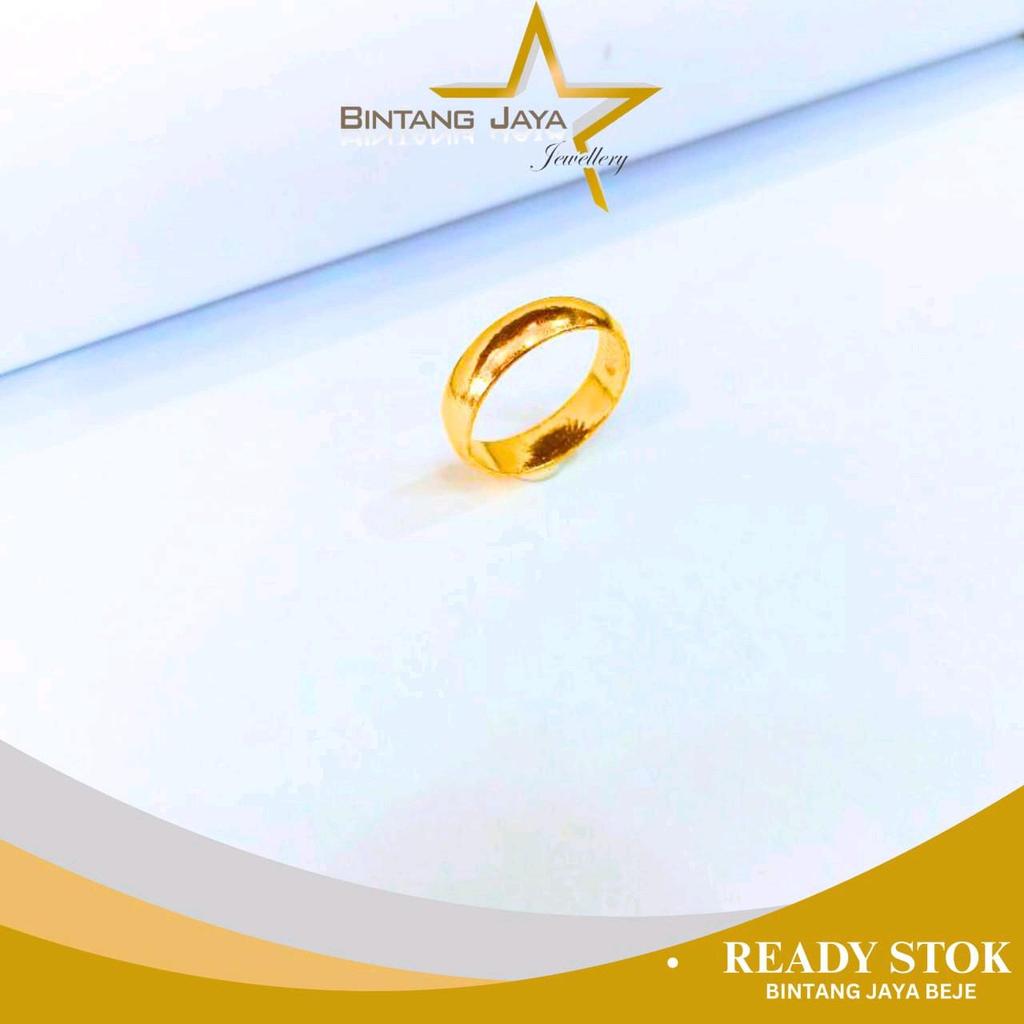 Cincin Emas - LM99 Belah Rotan - Kadar LM99 - Berat 5gr - Size 8 - Kecil Tapi Nilainya Besar (TMG)