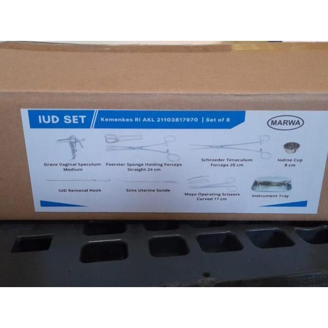 SET IUD KIT ORIGINAL MARWA / PERALATAN KB / INTRA UTERINE DEVICE SET