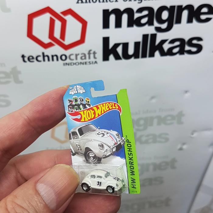 MINIATUR HOTWHEELS VW KODOK HERBIE 53
