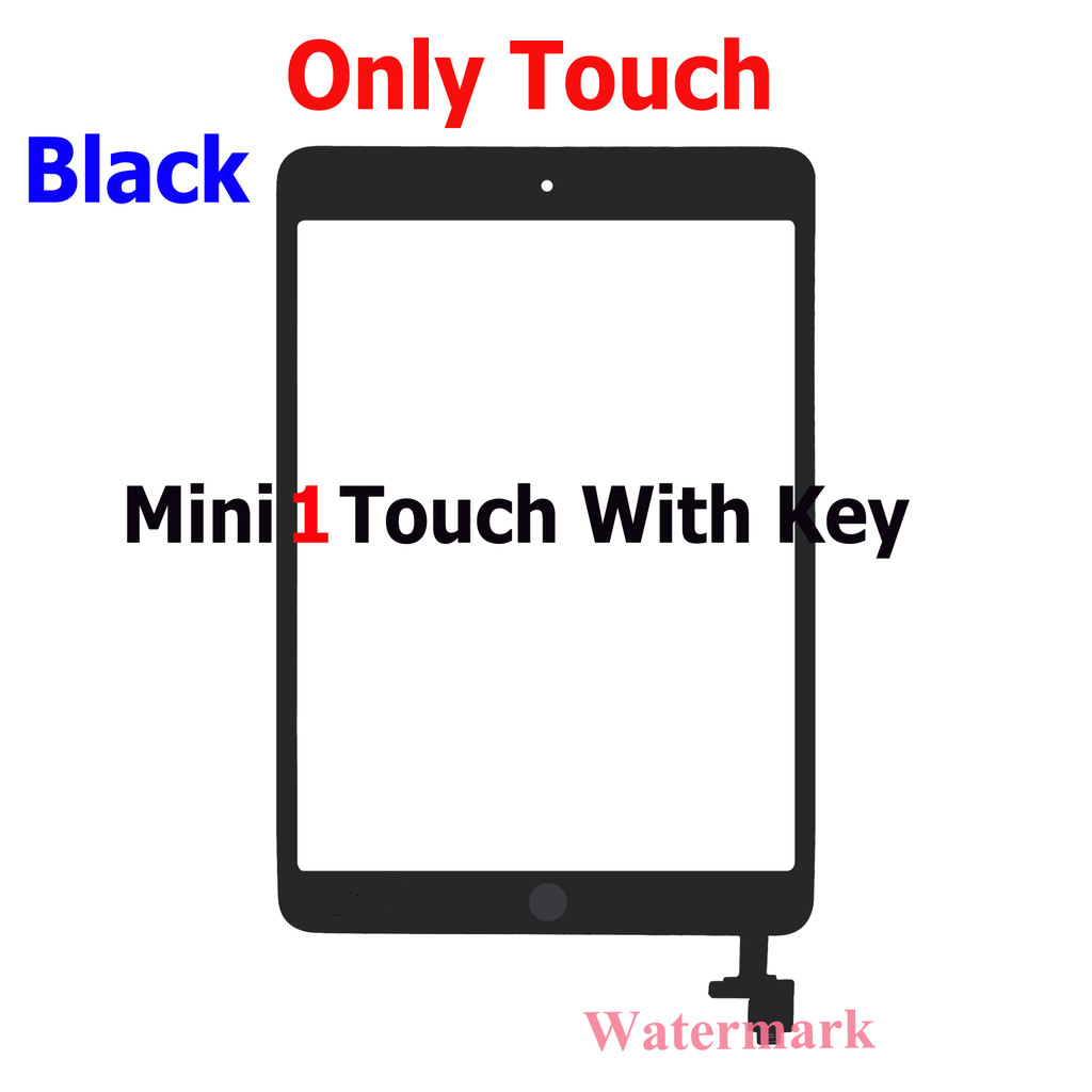 New Black / White For iPad Mini 1 1st A1432 A1454 A1455 Touch Screen Digitizer Sensor Glass + LCD