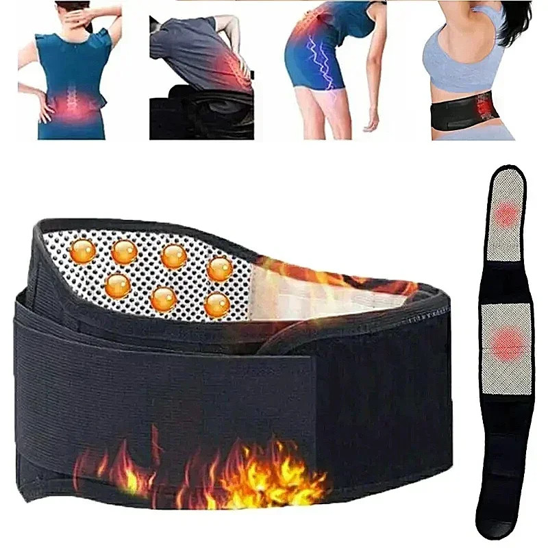 20 Magnets Adjustable Self-Heating Magnetic Therapy Back And Waist Support Belt, Waist Massage Belt