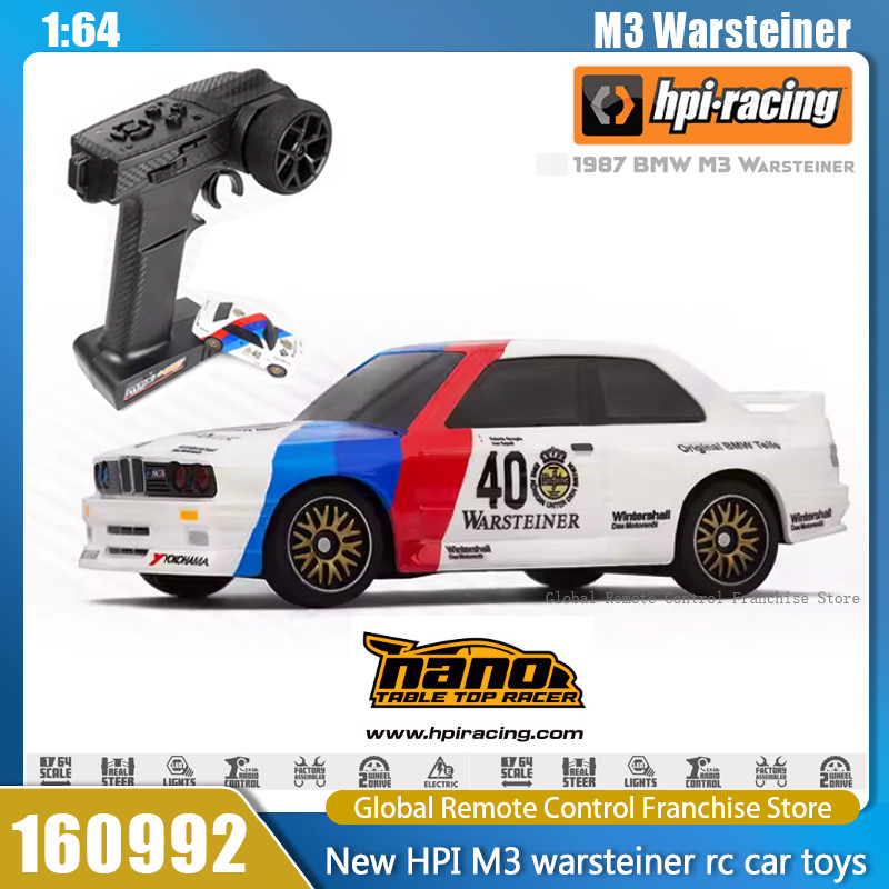Hpi Nano Ttr M3 Warsteiner 1:64 Rc Car Full Proportion Rc Drift Car Simulation High Speed Racing