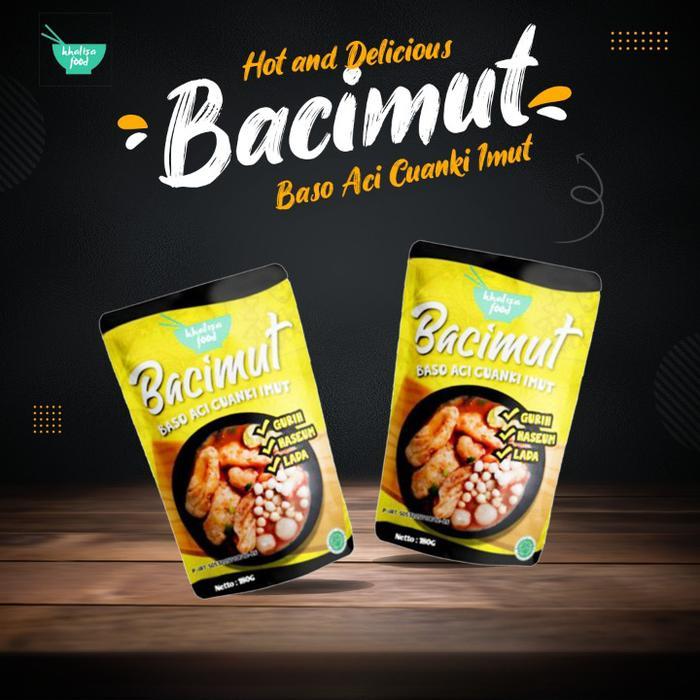 Khalisa Food - Baso Aci BACIMUT kemasan premium kuah makanan pedas instan Jajanan Asin Ayam IS