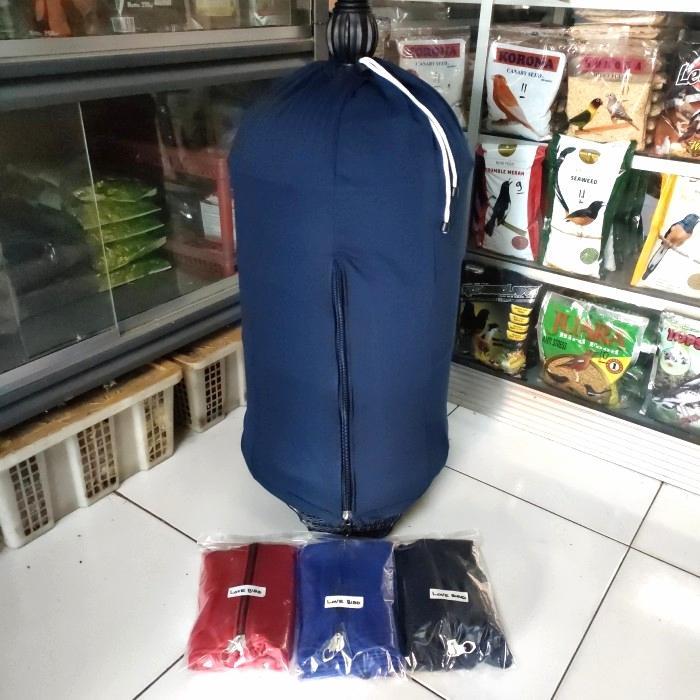 KRODONG KAOS POLOS SANGKAR/KANDANG BULAT/KAPSUL LOVEBIRD