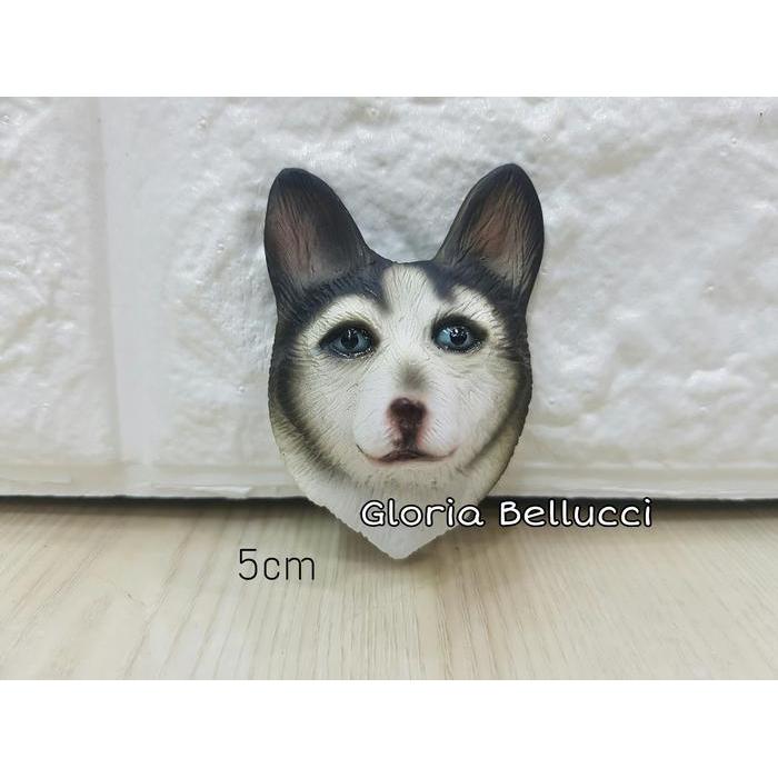 MAGNET KULKAS ANJING SIBERIAN HUSKY