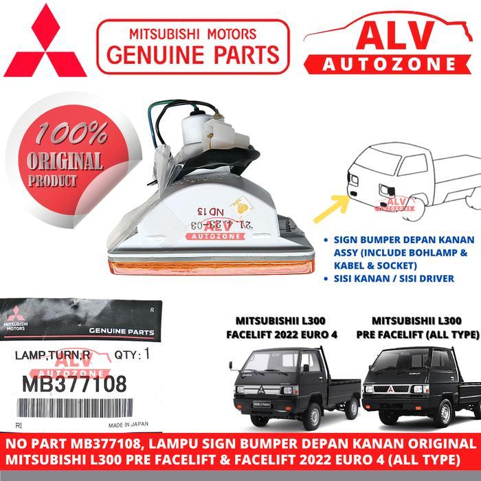 New Lampu Sen Sign Sein Bumper Depan Kanan Original L300 Mb377108 Kode Kj63