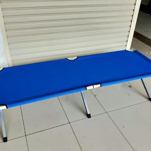 Velbed alminum tempat tidur lipat outdoor TNI polri