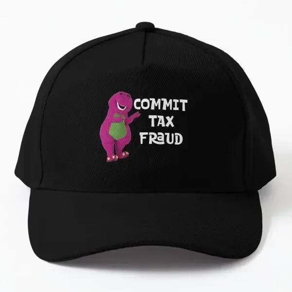 Nice Barney Commit Tax Fraud Baseball Cap Hat Solid Color Fish Czapka Boys Summer Mens Women